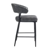 Evie Home 66cm Entice Faux Leather Bar Stools