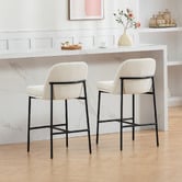 Evie Home 67cm Kendra Upholstered Bar Stools