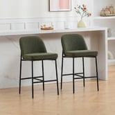 Evie Home 67cm Kendra Upholstered Bar Stools