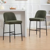 Evie Home 67cm Kendra Upholstered Bar Stools