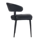 Evie Home Entice Faux Leather Dining Chairs