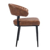 Evie Home Entice Faux Leather Dining Chairs