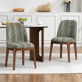 Evie Home Leona Chenille Dining Chairs