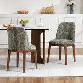 Evie Home Leona Chenille Dining Chairs