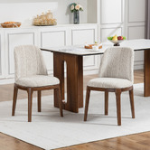 Evie Home Leona Chenille Dining Chairs