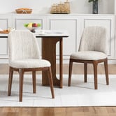 Evie Home Leona Chenille Dining Chairs