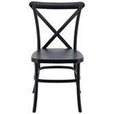 Bistro Five Juniper Cross Back Outdoor Dining Chairs