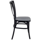 Bistro Five Juniper Cross Back Outdoor Dining Chairs