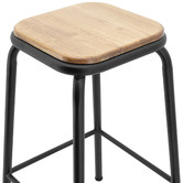 Bistro Five 66cm Perchora Ash Wood Counter Stools