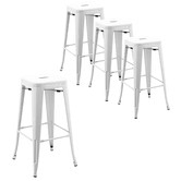 Bistro Five 76cm Einna Tolix Inspired Counter Stools