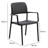 Bistro Five Alina Outdoor Armchairs