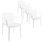 Bistro Five Gracia Outdoor Dining Chairs with Arms