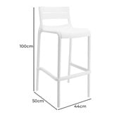 Bistro Five 75cm Wesley Outdoor Bar Stools
