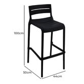 Bistro Five 75cm Wesley Outdoor Bar Stools