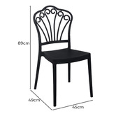 Bistro Five Povel Outdoor Dining Chairs