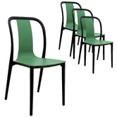 Bistro Five Black Miller Outdoor Dining Chairs