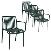 Bistro Five Gracia Outdoor Dining Chairs with Arms