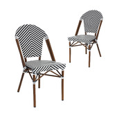 Bistro Five Dana  Parisian Outdoor Dining Chairs