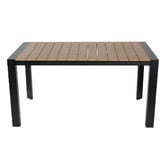 Bistro Five Damien Rectangular Aluminium Outdoor Dining Table