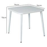 Bistro Five Casper Aluminium Outdoor Dining Table