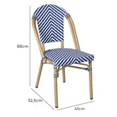 Bistro Five Dana  Parisian Outdoor Dining Chairs