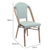 Bistro Five Dana  Parisian Outdoor Dining Chairs