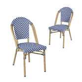 Bistro Five Dana  Parisian Outdoor Dining Chairs