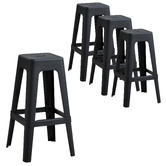 Bistro Five 75cm Narelle Tolix Replica Outdoor Bar Stools