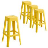 Bistro Five 75cm Narelle Tolix Replica Outdoor Bar Stools