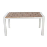 Bistro Five Damien Rectangular Aluminium Outdoor Dining Table