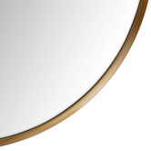 Principle Arc Satin Brass Lani Arched Stainless Steel Leaner Mirror