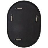 Principle Arc Black Peyton Oval Stainless Steel Wall Mirror