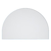 Principle Arc Beth Half Circle Stainless Steel Wall Mirror