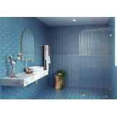 Principle Arc Declan 1000mm Right  Fluted Shower Screen