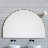 Principle Arc Avery Stainless Steel Wall Mirror