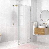 Principle Arc Clear Glass Fixed Shower Screen