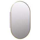 Principle Arc Caleb Pill-Shaped Single Door Mirror Cabinet