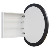 Principle Arc Caleb Round Bathroom Mirror Cabinet
