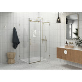 Principle Arc 122cm Maddison Glass Sliding Shower Screen