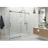 Principle Arc 172cm Maddison Glass Sliding Shower Screen