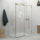 Principle Arc 122cm Maddison Glass Sliding Shower Screen