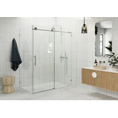 Principle Arc 142cm Maddison Glass Sliding Shower Screen