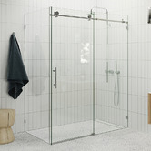 Principle Arc 162cm Maddison Glass Sliding Shower Screen