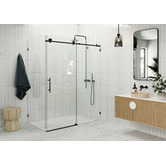 Principle Arc 142cm Maddison Glass Sliding Shower Screen