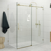 Principle Arc 162cm Maddison Glass Sliding Shower Screen