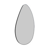 Principle Arc Monroe 120cm Framed Steel Wall Mirror