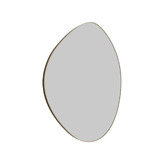Principle Arc 90cm Satin Brass Monroe Steel Wall Mirror