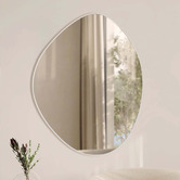 Principle Arc 90cm Monroe Steel Wall Mirror