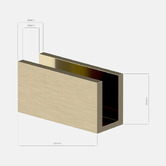 Principle Arc Leo Stainless Steel Shower Screen Clip