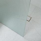 Principle Arc Dallas 1100 x 2000mm Frameless Fluted Glass Shower Screen Panel